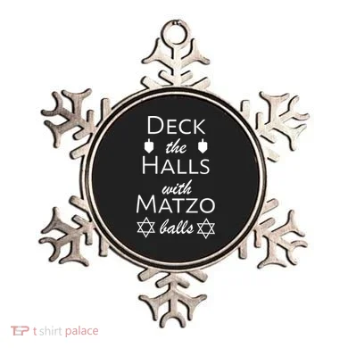 Deck The Halls With Matzo Balls Ornament