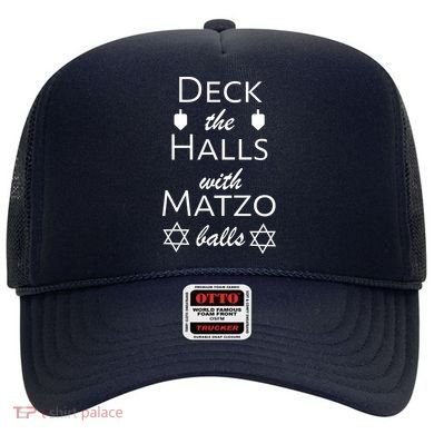 Deck The Halls With Matzo Balls Hat