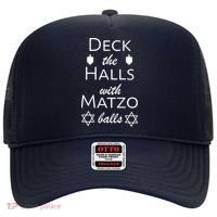 Deck The Halls With Matzo Balls Hat thumb 0