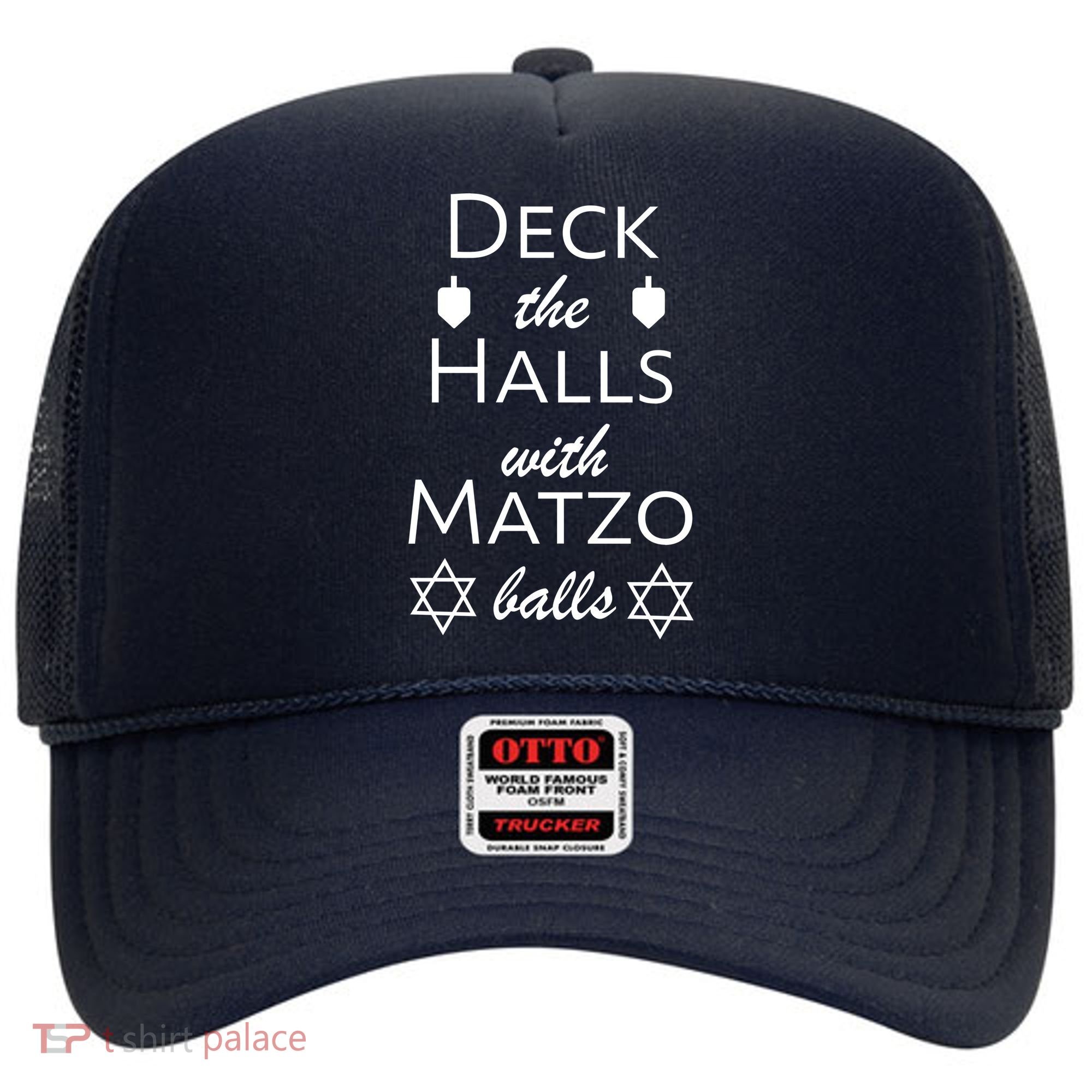 Deck The Halls With Matzo Balls Hat
