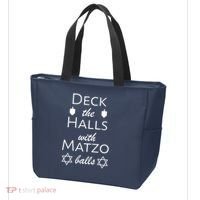 Deck The Halls With Matzo Balls Tote Bag thumb 3