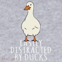 Duck Easily Distracted By Ducks Women's Sweatshirt thumb 2