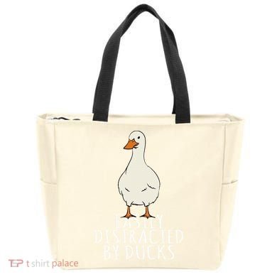 Duck Easily Distracted By Ducks Tote Bag