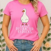 Duck Easily Distracted By Ducks Women's T-Shirt thumb 2