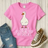 Duck Easily Distracted By Ducks Women's T-Shirt thumb 3