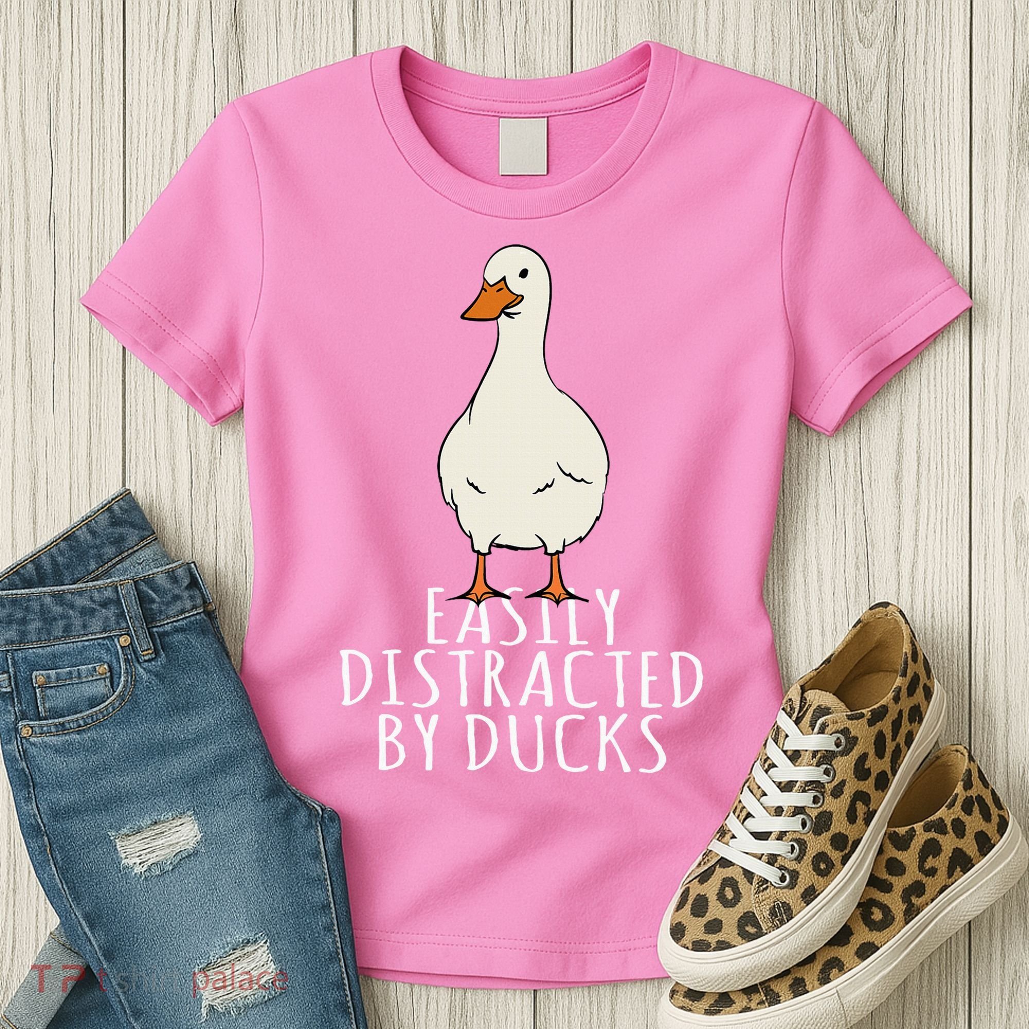 Duck Easily Distracted By Ducks Women's T-Shirt