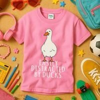 Duck Easily Distracted By Ducks Kids T-Shirt thumb 3