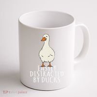 Duck Easily Distracted By Ducks Coffee Mug thumb 1