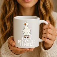 Duck Easily Distracted By Ducks Coffee Mug thumb 3