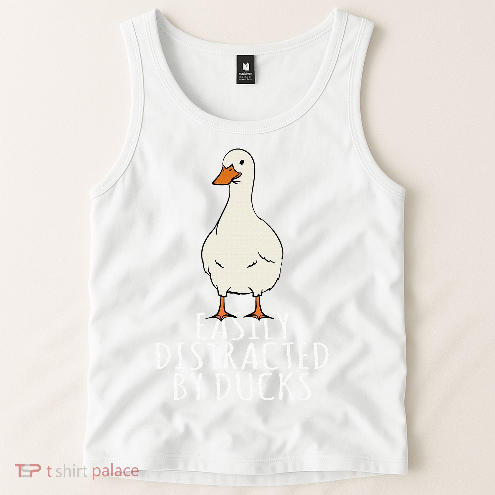 Duck Easily Distracted By Ducks Tank Top