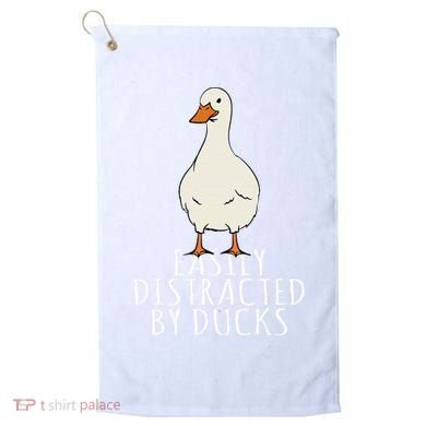 Duck Easily Distracted By Ducks Golf Towel
