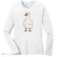 Duck Easily Distracted By Ducks Women's Long Sleeve Shirt thumb 0