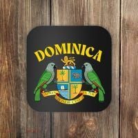 Dominica Emblem Dominica Island Dominica Coaster thumb 0