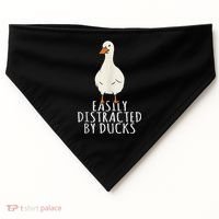 Duck Easily Distracted By Ducks USA-Made Doggie Bandana thumb 0