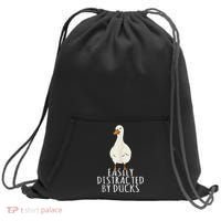 Duck Easily Distracted By Ducks Sweatshirt Cinch Pack Bag thumb 0