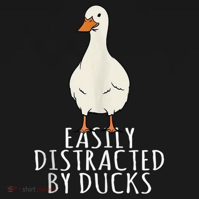 Duck Easily Distracted By Ducks Tall Sweatshirt