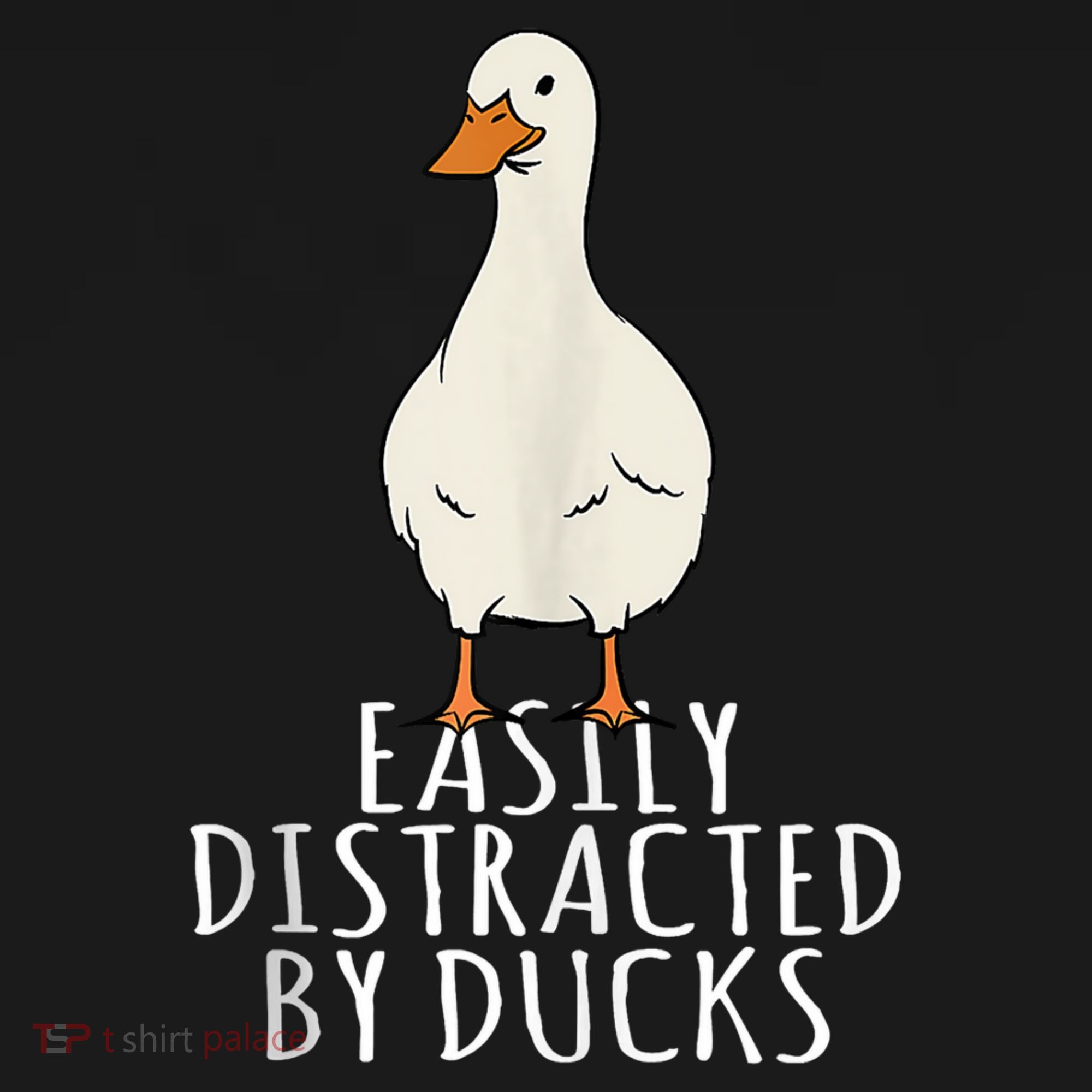 Duck Easily Distracted By Ducks Tall Sweatshirt
