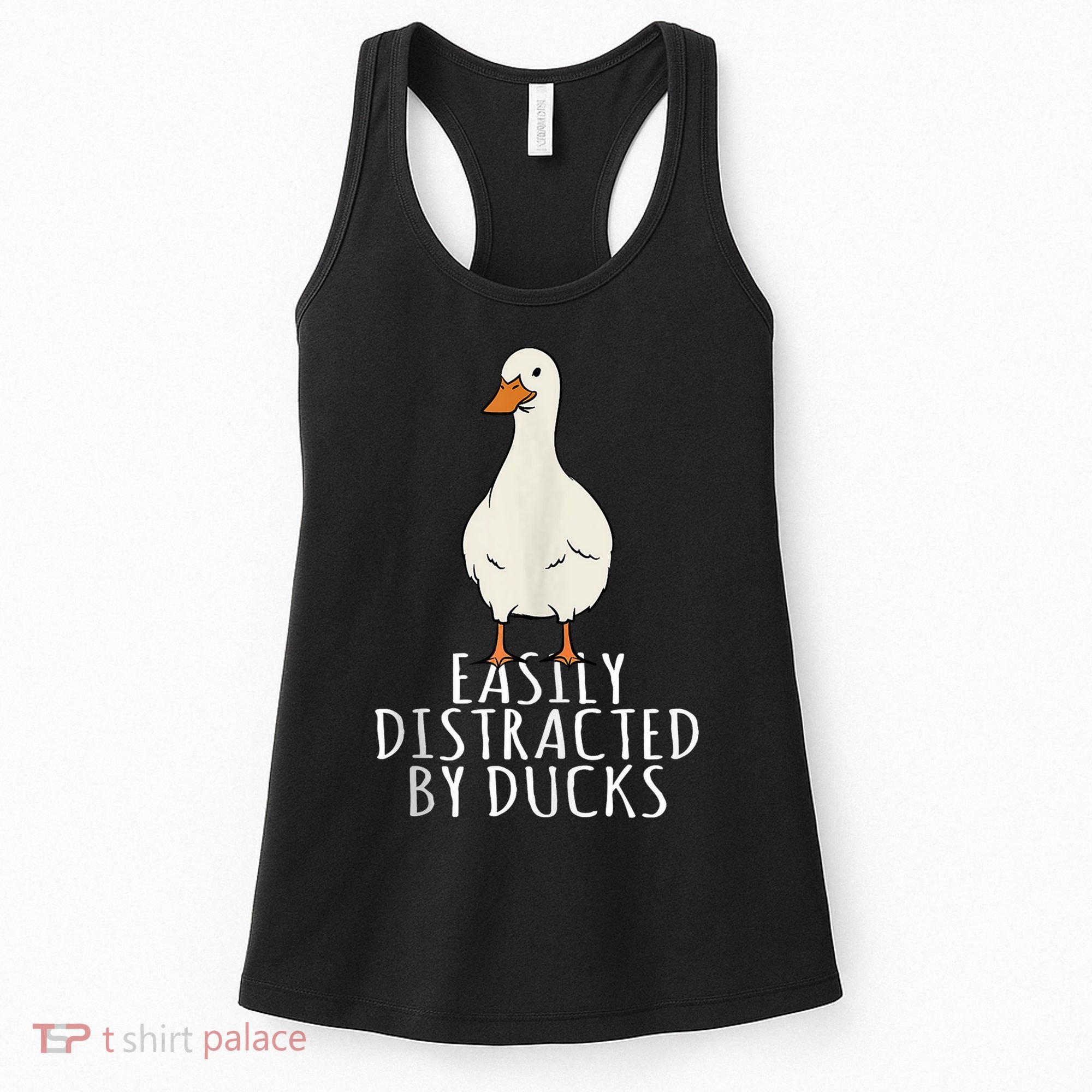 Duck Easily Distracted By Ducks Women's Tank Top