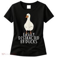 Duck Easily Distracted By Ducks Women's T-Shirt thumb 0