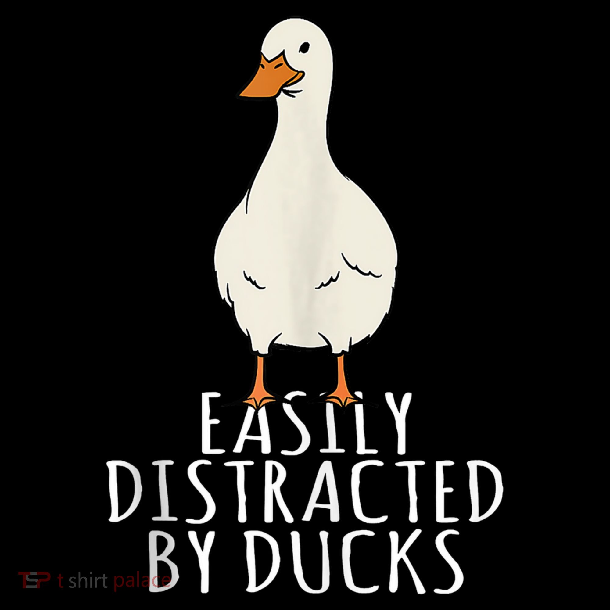 Duck Easily Distracted By Ducks Kids Hoodie