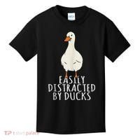 Duck Easily Distracted By Ducks Kids T-Shirt thumb 0