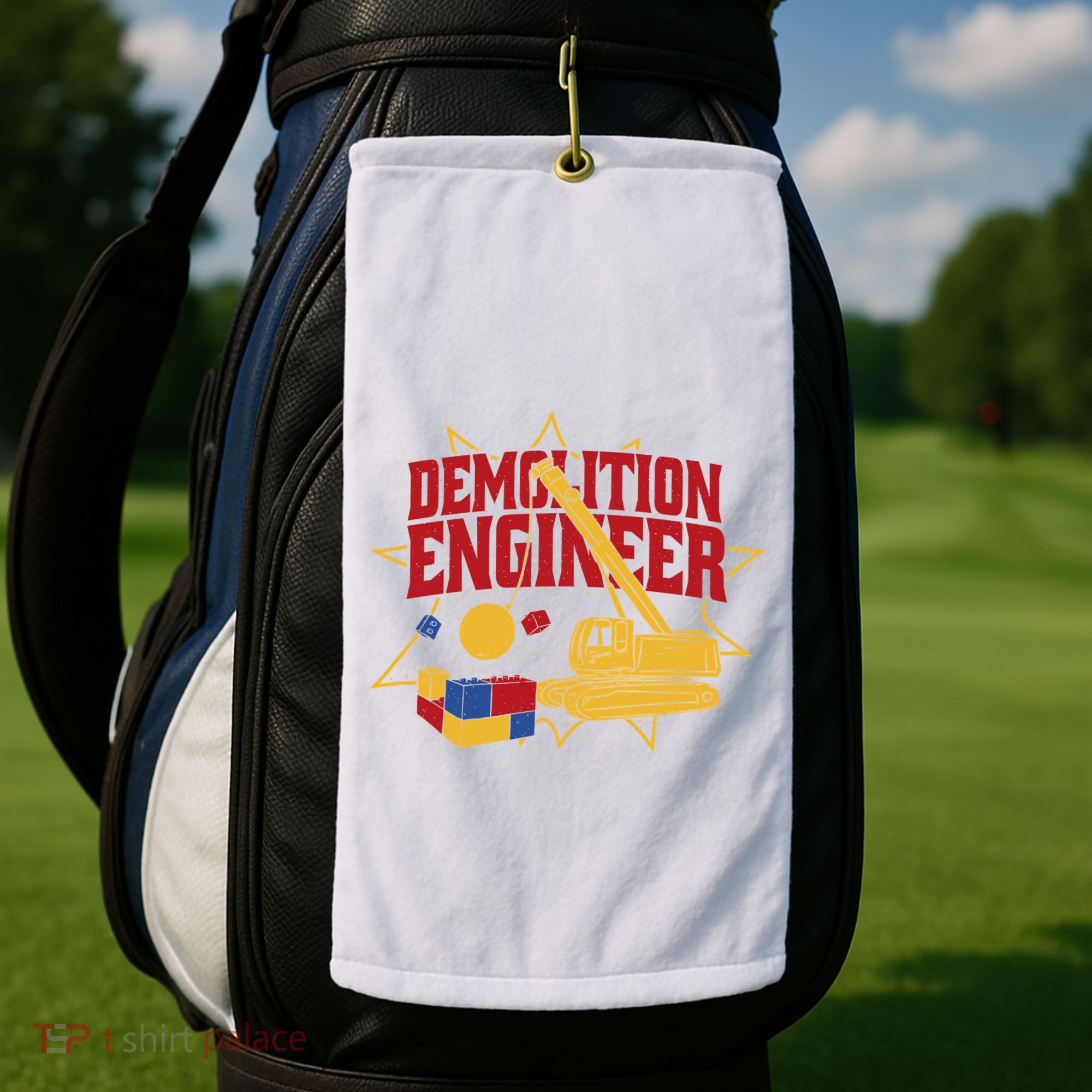 Demolition Engineer Golf Towel