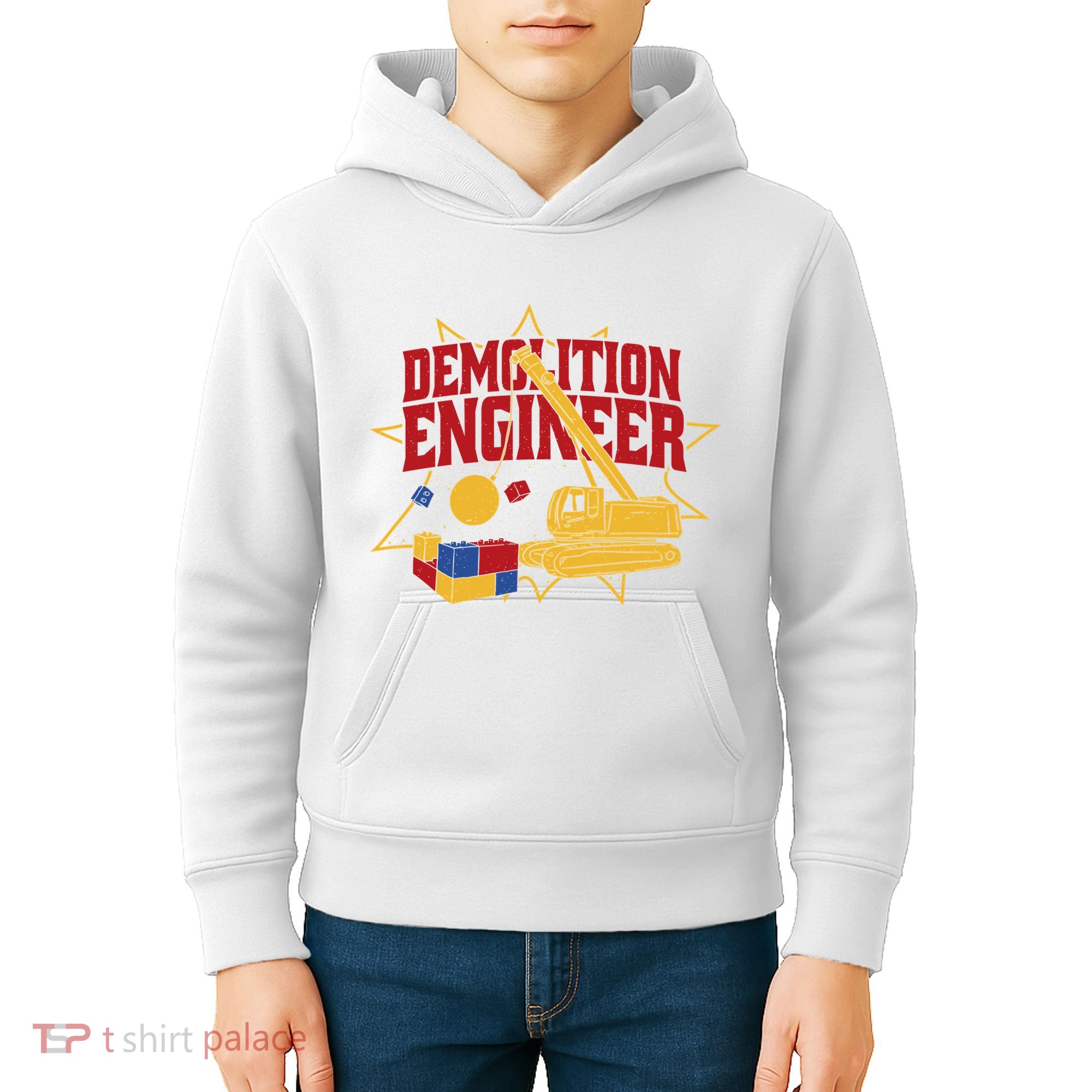 Demolition Engineer Kids Hoodie