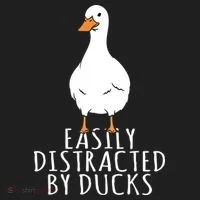 Duck Easily Distracted By Ducks Tumbler thumb 3