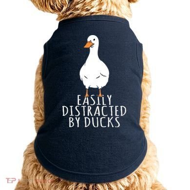 Duck Easily Distracted By Ducks Doggie Tank