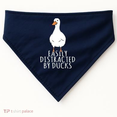 Duck Easily Distracted By Ducks USA-Made Doggie Bandana