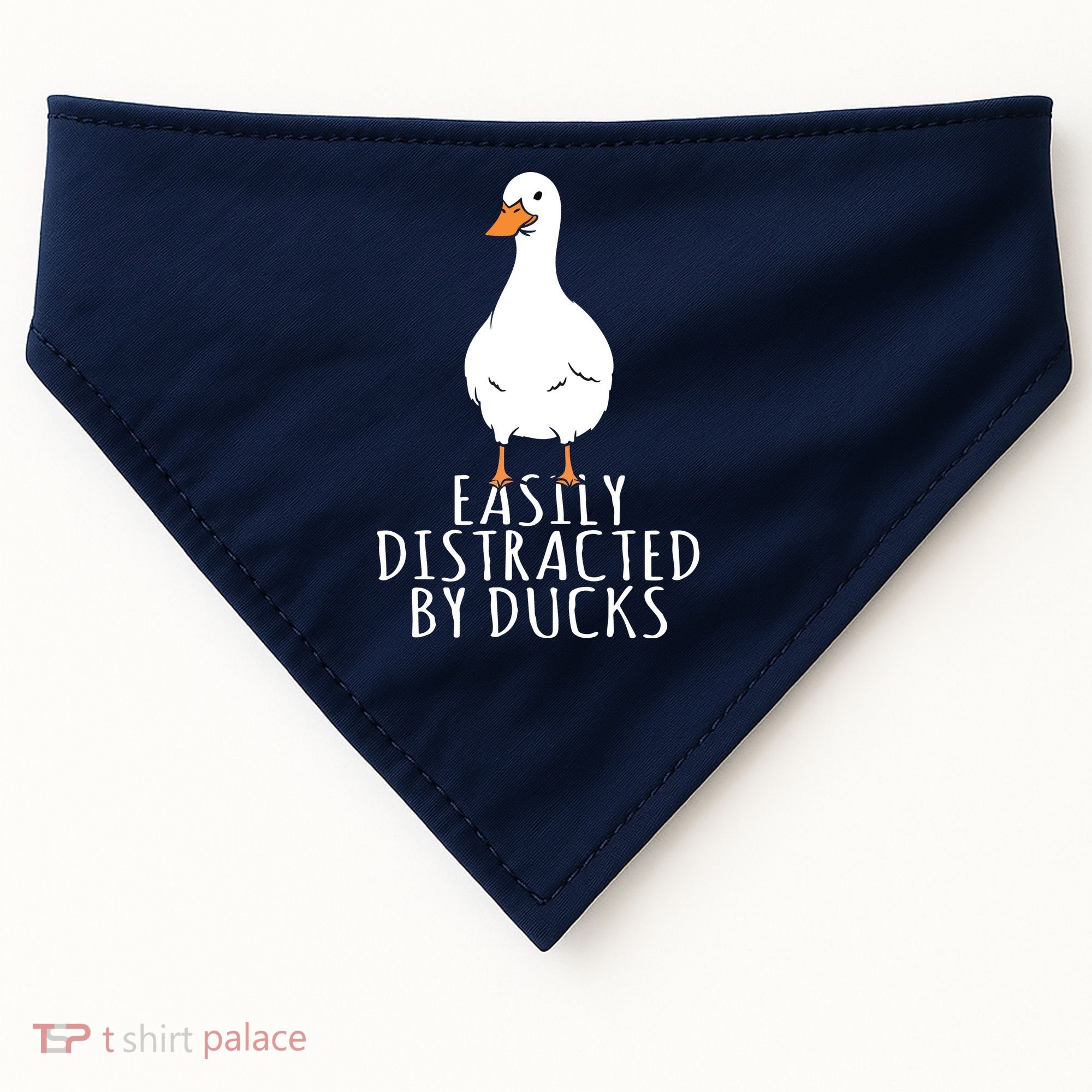 Duck Easily Distracted By Ducks USA-Made Doggie Bandana