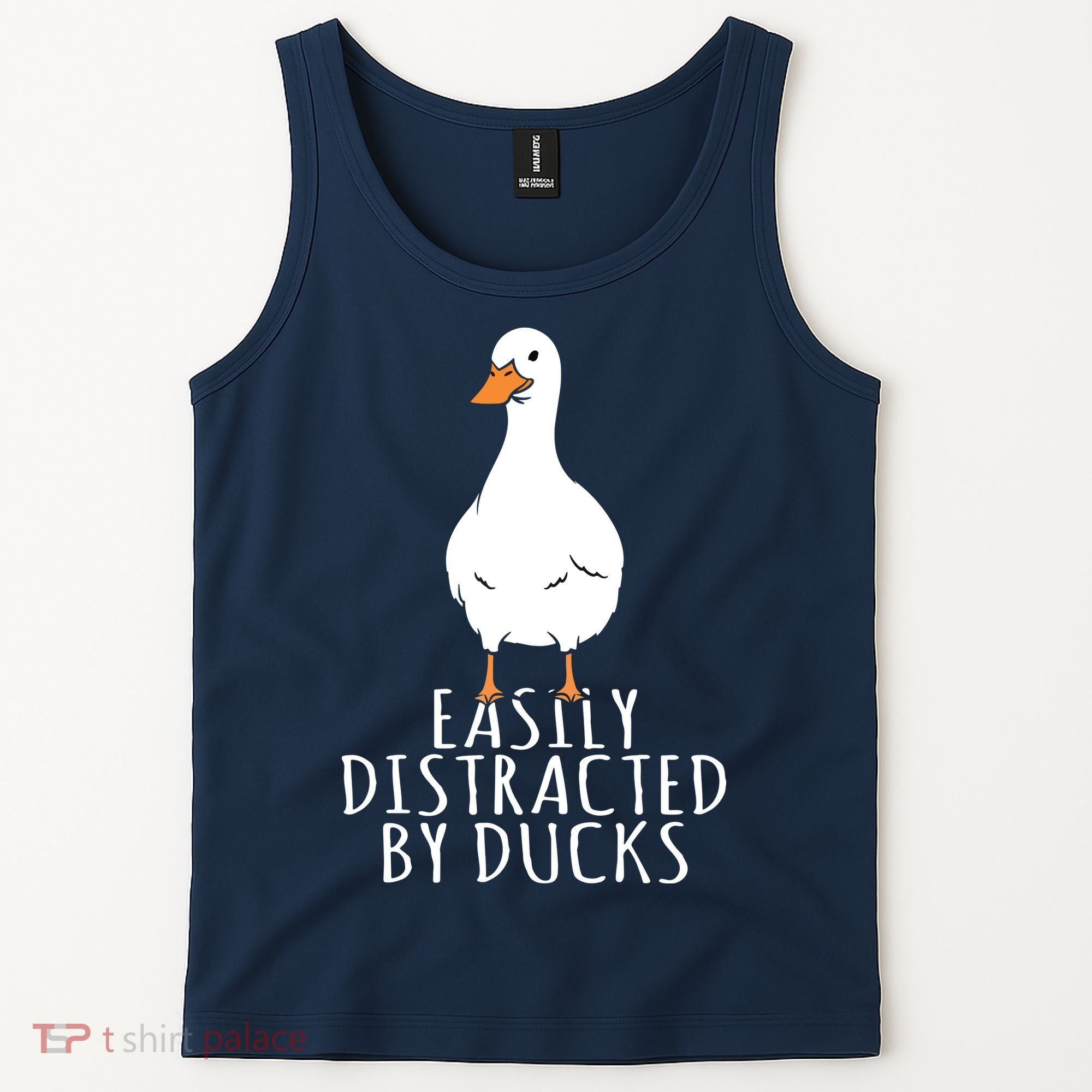 Duck Easily Distracted By Ducks Tank Top