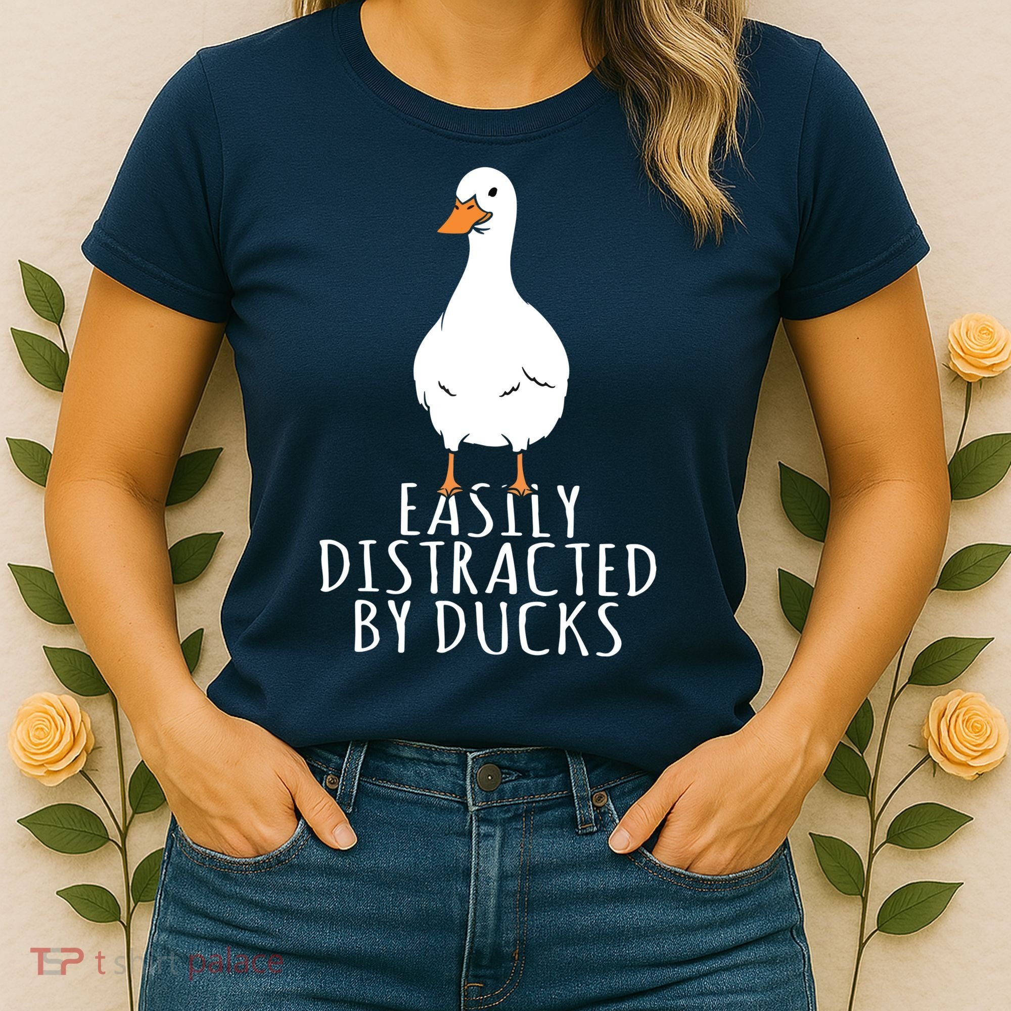 Duck Easily Distracted By Ducks Women's T-Shirt