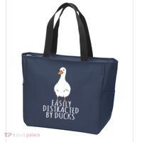 Duck Easily Distracted By Ducks Tote Bag thumb 3