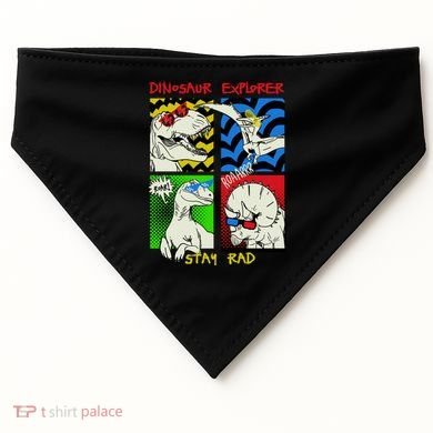 Dinosaur Explorer USA-Made Doggie Bandana