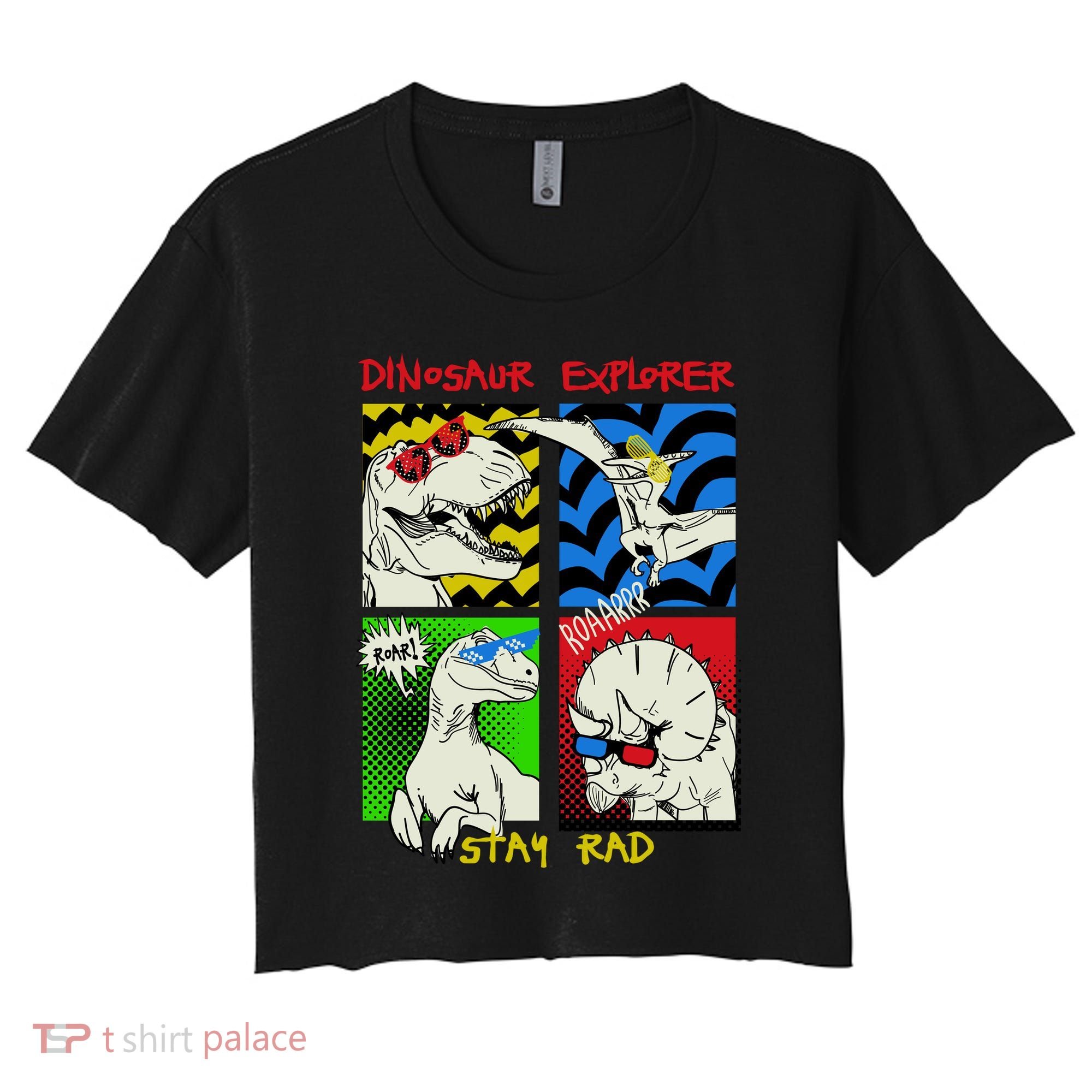 Dinosaur Explorer Women's Crop Top Tee