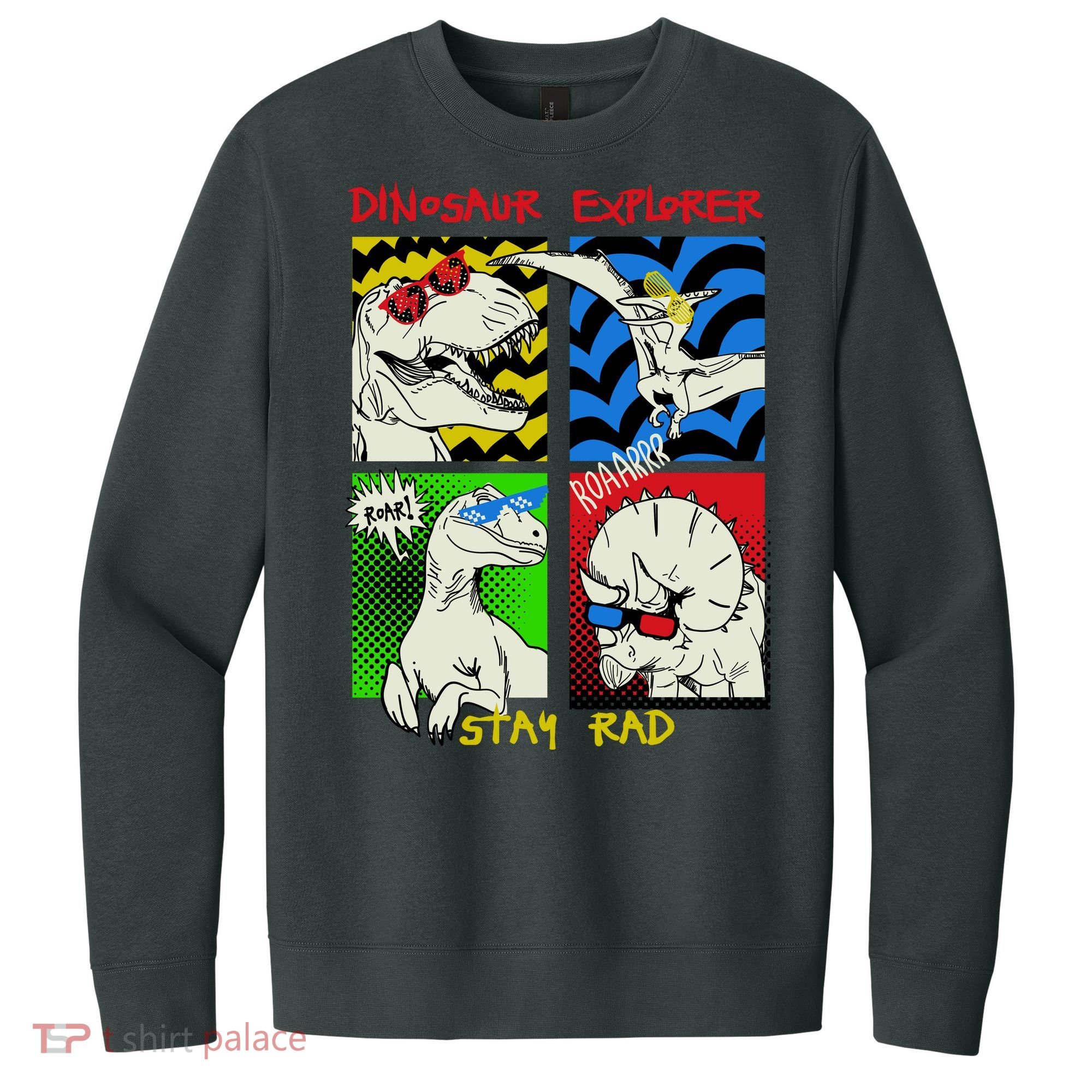 Dinosaur Explorer V.I.T. Fleece Crew Sweatshirt