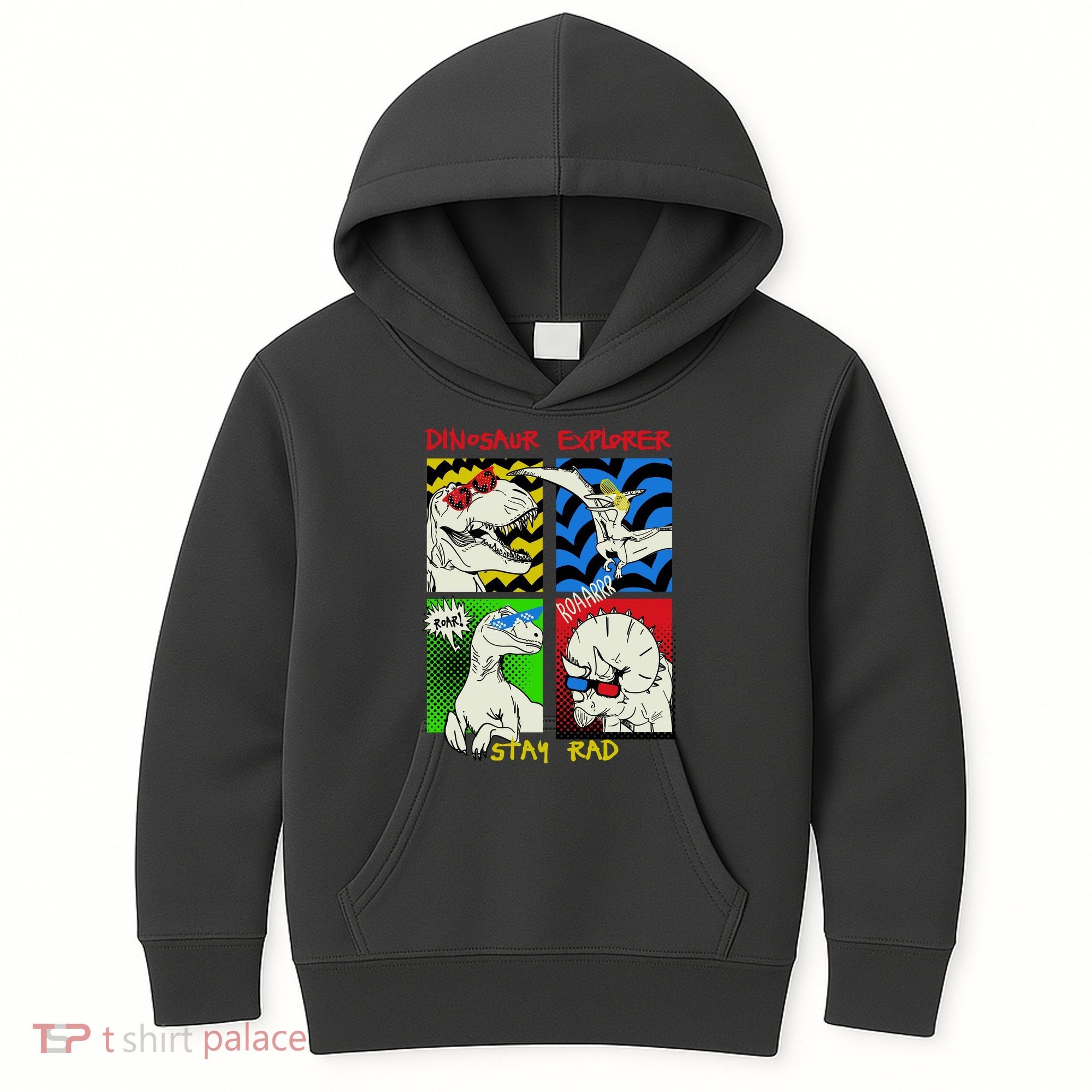 Dinosaur Explorer Kids Hoodie