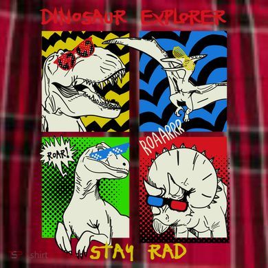 Dinosaur Explorer Men's Flannel Plaid Pajama Pants