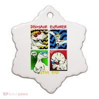 Dinosaur Explorer Ceramic Ornament thumb 0