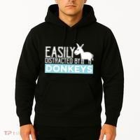 Donkeys Easily Distracted Donkey Gifts For Donkey Lovers Hoodie thumb 2