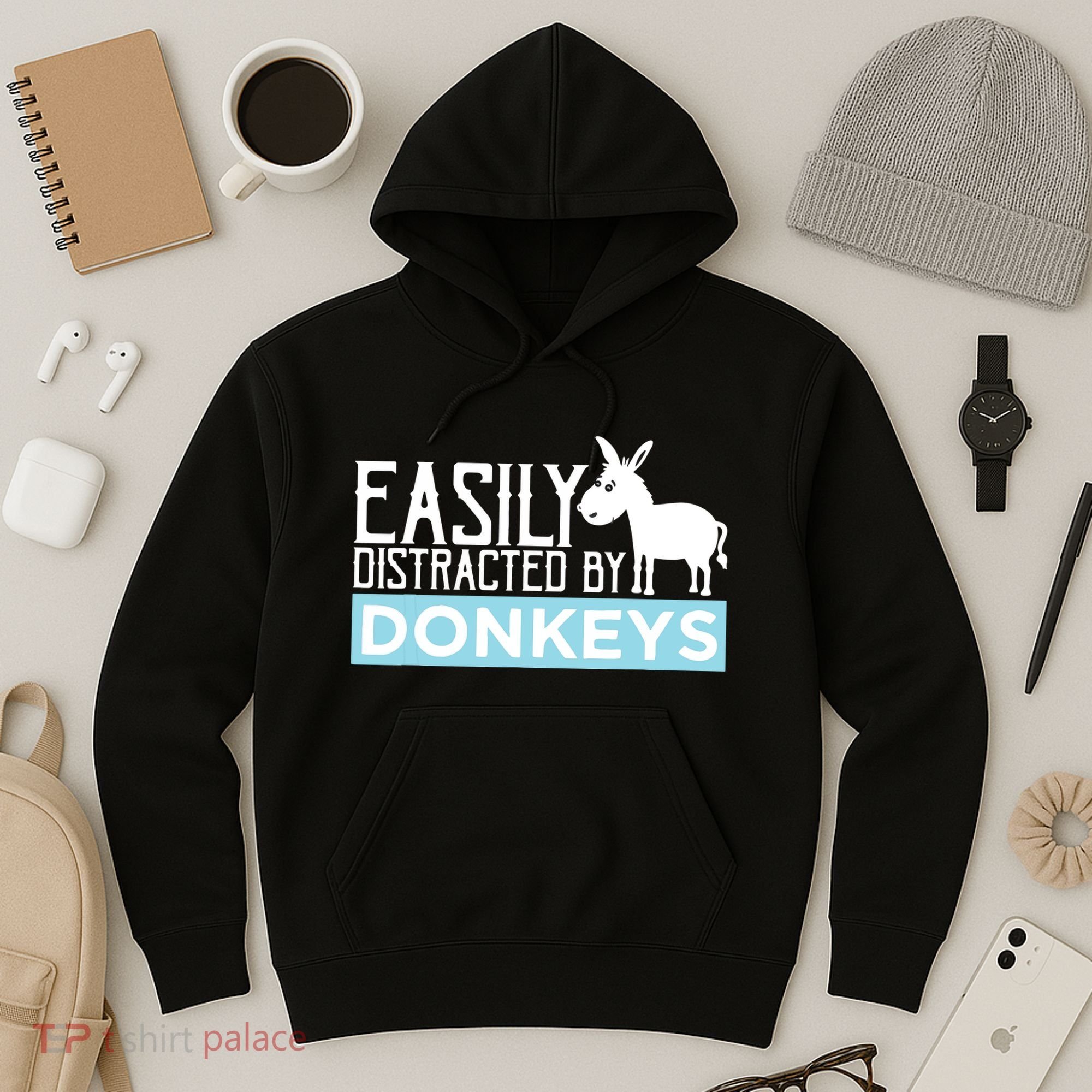 Donkeys Easily Distracted Donkey Gifts For Donkey Lovers Hoodie