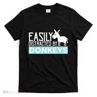 Donkeys Easily Distracted Donkey Gifts For Donkey Lovers T-Shirt thumb 0