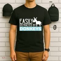 Donkeys Easily Distracted Donkey Gifts For Donkey Lovers T-Shirt thumb 6