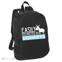 Donkeys Easily Distracted Donkey Gifts For Donkey Lovers Port Authority Crush Ripstop Backpack thumb 0