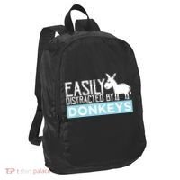 Donkeys Easily Distracted Donkey Gifts For Donkey Lovers Port Authority Crush Ripstop Backpack thumb 1