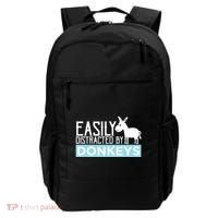 Donkeys Easily Distracted Donkey Gifts For Donkey Lovers Backpack thumb 0