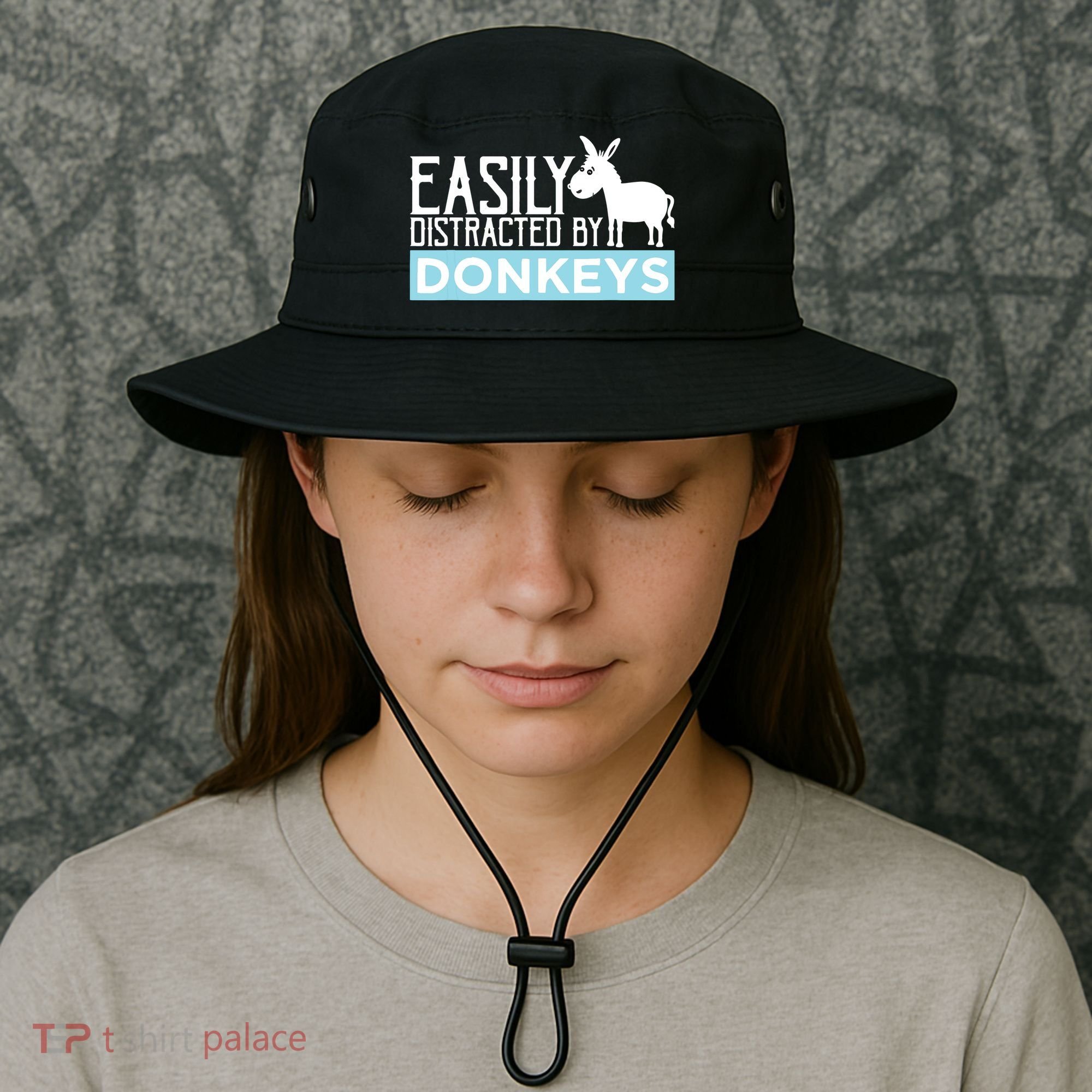 Donkeys Easily Distracted Donkey Gifts For Donkey Lovers Bucket Hat