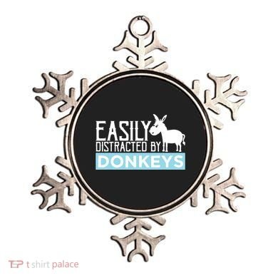 Donkeys Easily Distracted Donkey Gifts For Donkey Lovers Ornament