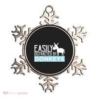 Donkeys Easily Distracted Donkey Gifts For Donkey Lovers Ornament thumb 0